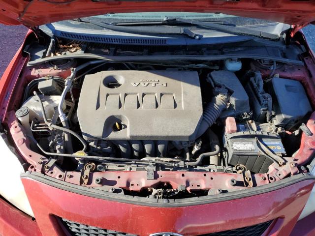 JTDBL40E79J032003 - 2009 TOYOTA COROLLA BASE RED photo 11