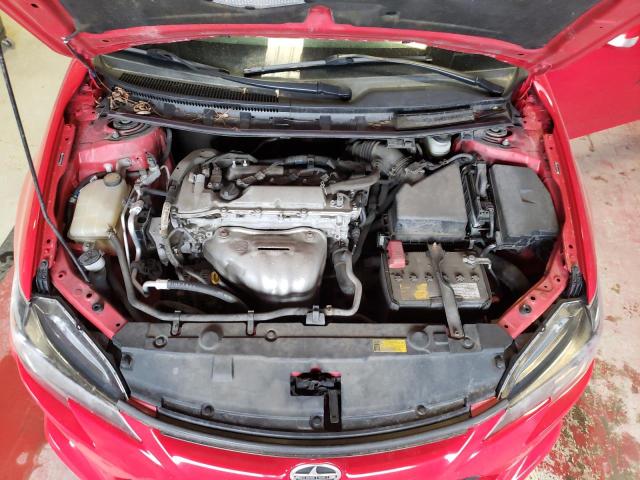 JTKJF5C70E3082013 - 2014 TOYOTA SCION TC RED photo 11
