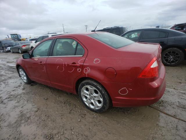 3FAHP0HA1AR215406 - 2010 FORD FUSION SE RED photo 2