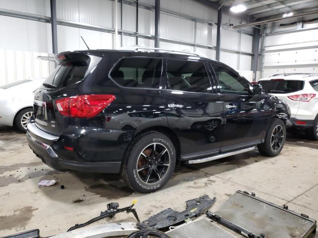 5N1DR2MM3JC607117 - 2018 NISSAN PATHFINDER S Սև լուսանկար 3