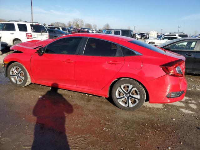 2HGFC2F56GH537270 - 2016 HONDA CIVIC LX RED photo 2