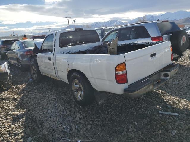 5TENL42N22Z089022 - 2002 TOYOTA TACOMA WHITE photo 2