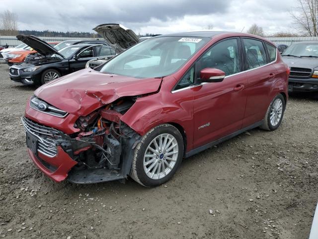 1FADP5BU0DL520087 - 2013 FORD C-MAX SEL RED photo 1