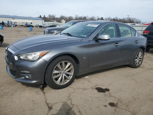 JN1BV7AR3FM399720 - 2015 INFINITI Q50 BASE GRAY photo 1