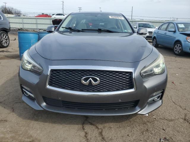 JN1BV7AR3FM399720 - 2015 INFINITI Q50 BASE GRAY photo 5