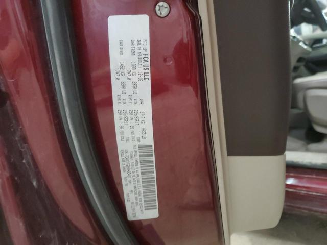 2C4RC1EG0HR635487 - 2017 CHRYSLER PACIFICA TOURING L PLUS RED photo 13