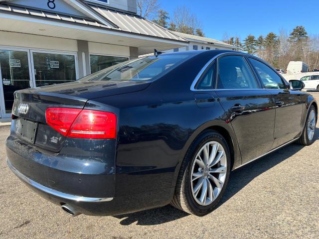 WAUAVAFD9CN021195 - 2012 AUDI A8 QUATTRO BLUE photo 4