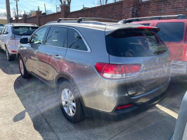 5XYPGDA58GG172535 - 2016 KIA SORENTO LX GRAY photo 3