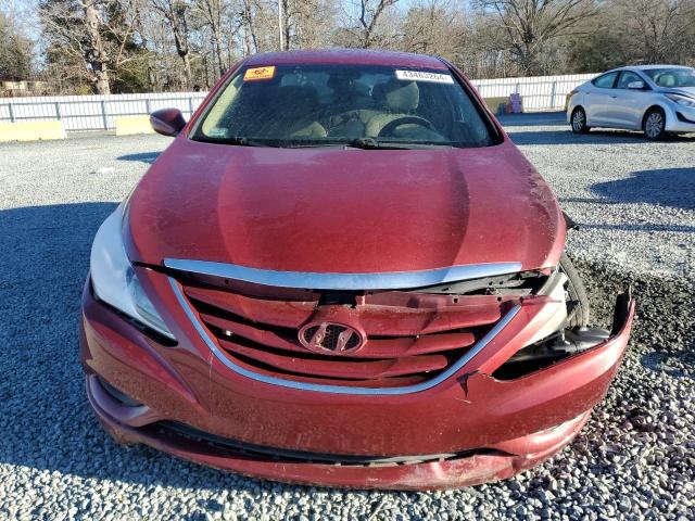 5NPEB4AC0BH065355 - 2011 HYUNDAI SONATA GLS RED photo 5