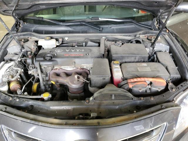 JTNBB46K283045255 - 2008 TOYOTA CAMRY HYBRID GRAY photo 11