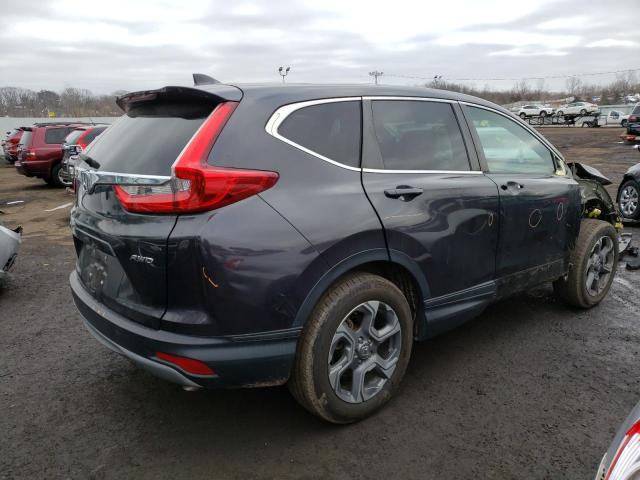 2HKRW2H59KH600085 - 2019 HONDA CR-V EX GRAY photo 3