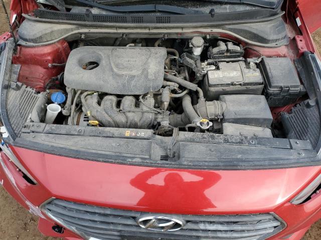 3KPC24A31JE018460 - 2018 HYUNDAI ACCENT SE RED photo 11