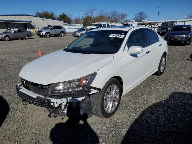 1HGCR3F95FA010604 - 2015 HONDA ACCORD TOURING WHITE photo 1