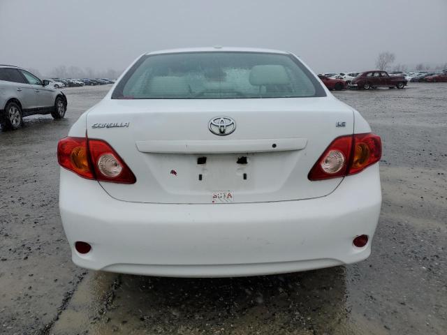 1NXBU4EE5AZ308649 - 2010 TOYOTA COROLLA BASE WHITE photo 6
