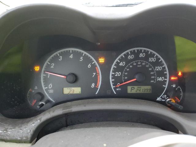 1NXBU4EE5AZ308649 - 2010 TOYOTA COROLLA BASE WHITE photo 9