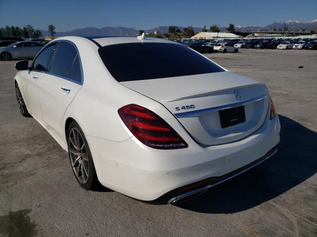 WDDUG6GB0LA507783 - 2020 MERCEDES-BENZ S 450 WHITE photo 2