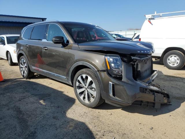 5XYP34HC1NG197225 - 2022 KIA TELLURIDE EX CHARCOAL photo 4