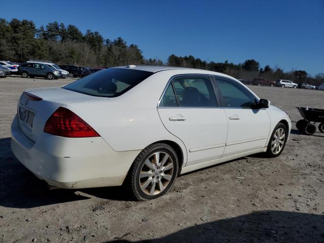 1HGCM66557A052852 - 2007 HONDA ACCORD EX WHITE photo 3