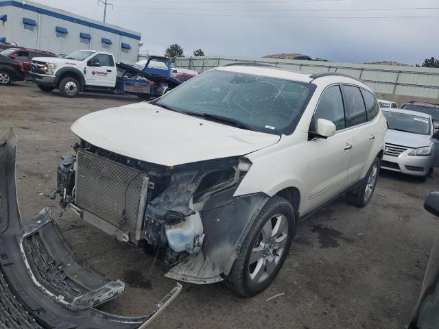 1GNKVJKD8FJ235370 - 2015 CHEVROLET TRAVERSE LTZ WHITE photo 1