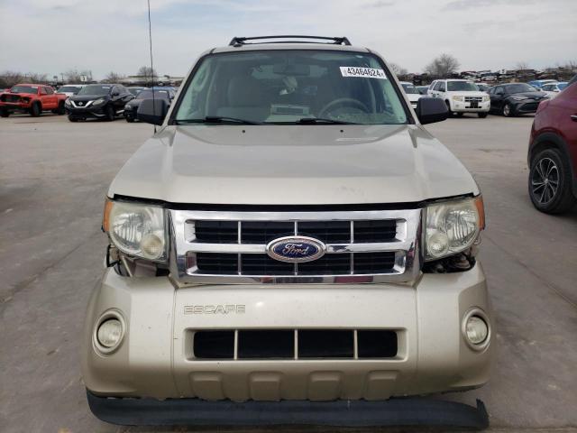 1FMCU0DG9AKC07710 - 2010 FORD ESCAPE XLT GOLD photo 5