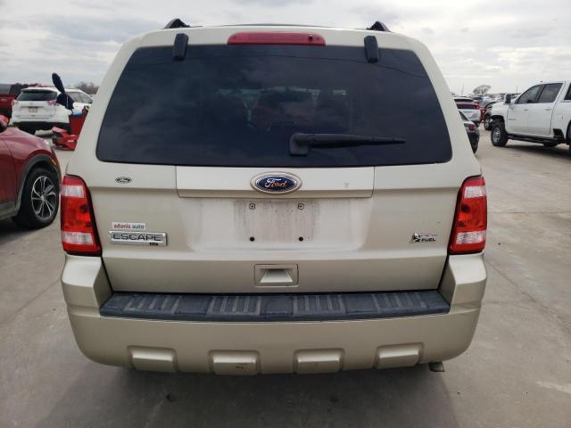 1FMCU0DG9AKC07710 - 2010 FORD ESCAPE XLT GOLD photo 6