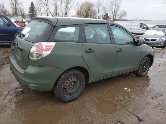 2T1KR32E06C592300 - 2006 TOYOTA COROLLA MA XR GREEN photo 3