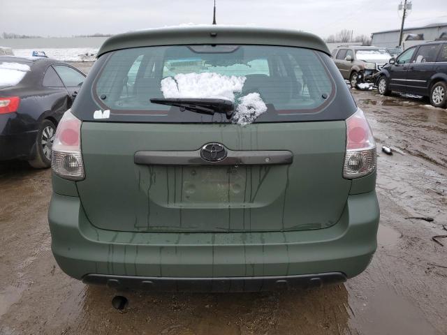 2T1KR32E06C592300 - 2006 TOYOTA COROLLA MA XR GREEN photo 6