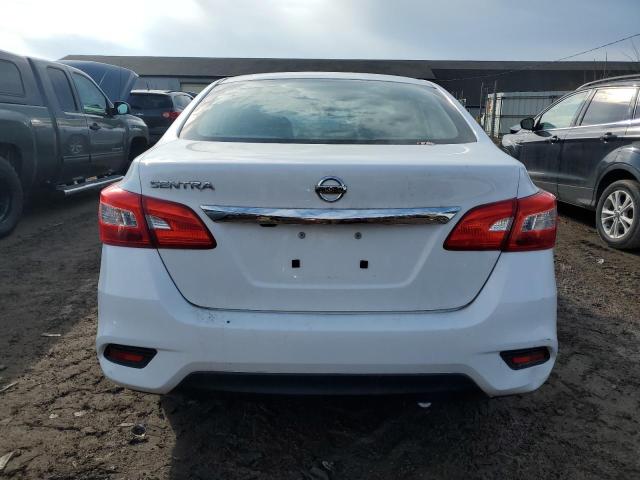 3N1AB7AP3KY355470 - 2019 NISSAN SENTRA S WHITE photo 6