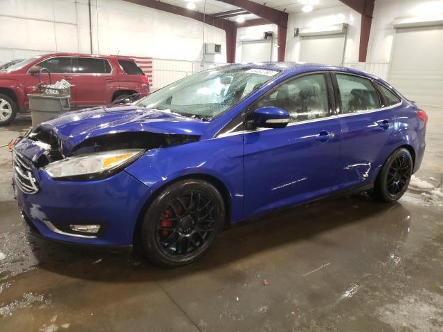 1FADP3J29FL254625 - 2015 FORD FOCUS TITANIUM BLUE photo 1