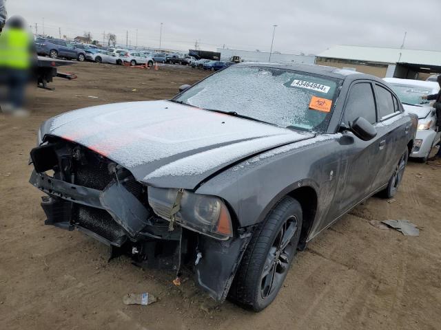 2C3CDXDT3EH360899 - 2014 DODGE CHARGER R/T GRAY photo 1
