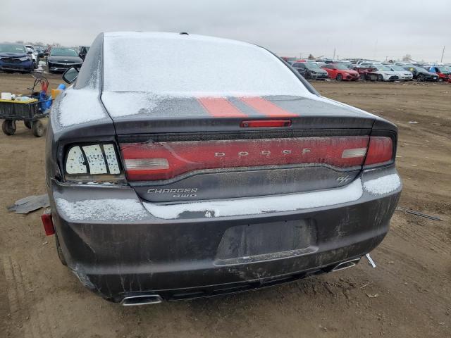 2C3CDXDT3EH360899 - 2014 DODGE CHARGER R/T GRAY photo 6