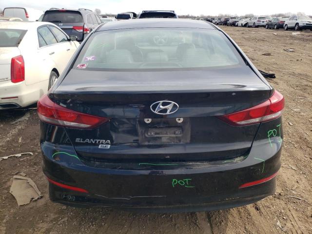 5NPD74LF7JH317802 - 2018 HYUNDAI ELANTRA SE BLACK photo 6