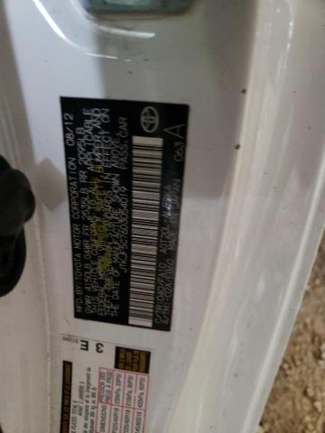 JTKJF5C76D3054019 - 2013 TOYOTA SCION TC 白色 照片 12