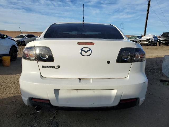 JM1BK32F871700858 - 2007 MAZDA 3 I WHITE photo 6