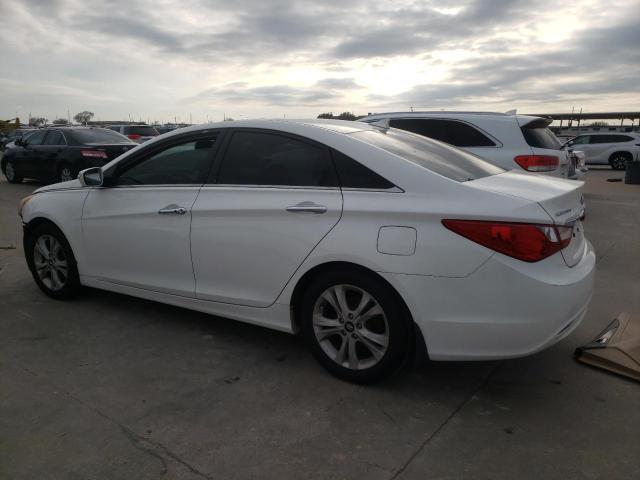 5NPEC4AC8DH696242 - 2013 HYUNDAI SONATA SE WHITE photo 2