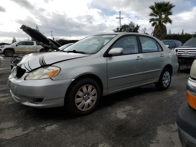 JTDBR32E030033707 - 2003 TOYOTA COROLLA CE SILVER photo 1