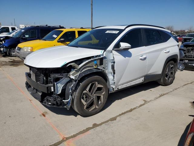 5NMJC3AE7NH096899 - 2022 HYUNDAI TUCSON SEL WHITE photo 1