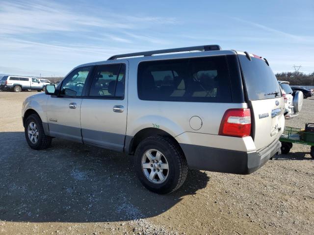 1FMFK15537LA17409 - 2007 FORD EXPEDITION EL XLT SILVER photo 2