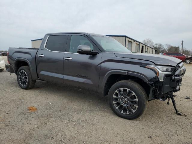 5TFJA5DBXPX101347 - 2023 TOYOTA TUNDRA CREWMAX LIMITED GRAY photo 4