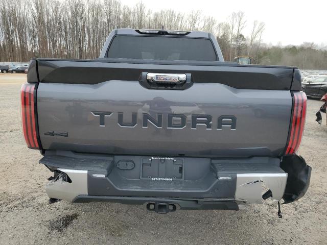 5TFJA5DBXPX101347 - 2023 TOYOTA TUNDRA CREWMAX LIMITED GRAY photo 6