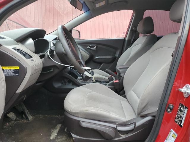 KM8JT3AF2EU946340 - 2014 HYUNDAI TUCSON GLS RED photo 7