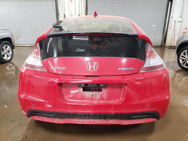 JHMZF1D40FS001587 - 2015 HONDA CR-Z RED photo 6