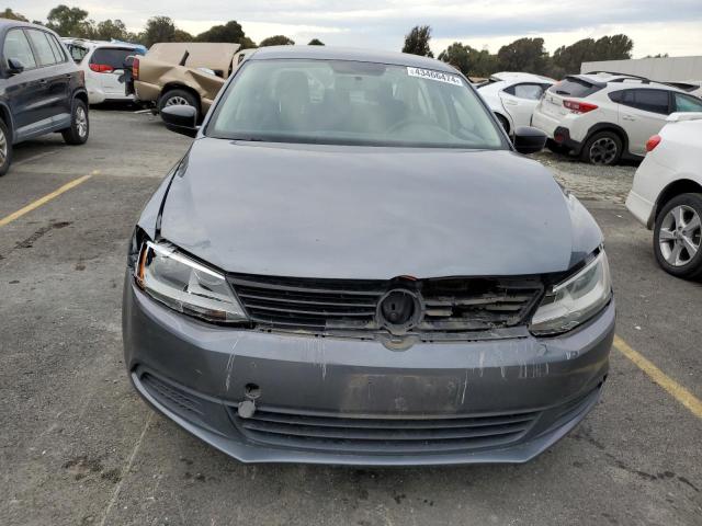 3VW2K7AJ7DM433012 - 2013 VOLKSWAGEN JETTA BASE GRAY photo 5