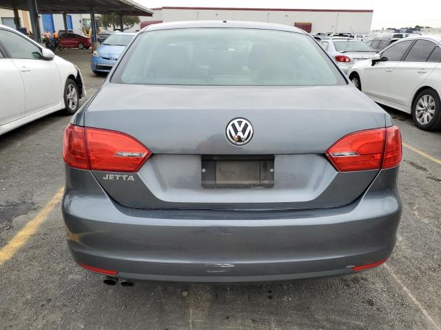 3VW2K7AJ7DM433012 - 2013 VOLKSWAGEN JETTA BASE GRAY photo 6