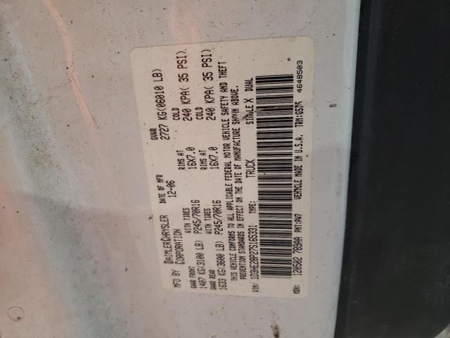 1D3HE28P27S165331 - 2007 DODGE DAKOTA QUAD WHITE photo 12