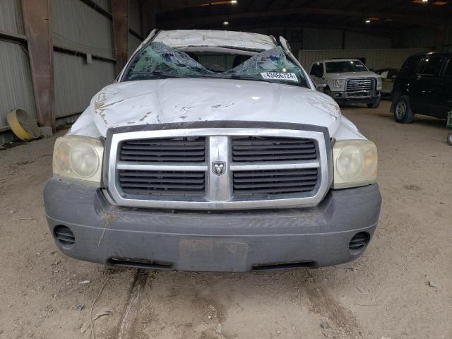 1D3HE28P27S165331 - 2007 DODGE DAKOTA QUAD WHITE photo 5