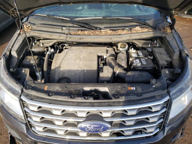 1FM5K8D8XHGA75866 - 2017 FORD EXPLORER XLT GRAY photo 11