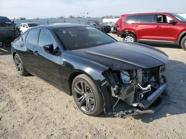 19UUB6F51MA005615 - 2021 ACURA TLX TECH A BLACK photo 4
