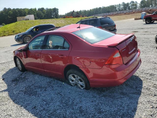 3FAHP0HA4CR396262 - 2012 FORD FUSION SE RED photo 2