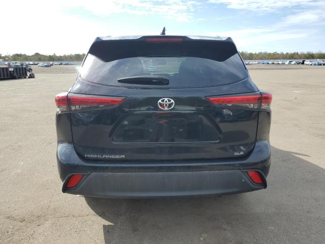 5TDGZRAH9NS118002 - 2022 TOYOTA HIGHLANDER XLE BLACK photo 6
